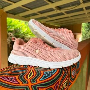 Champion‎ pink knit sneakers womens size 8